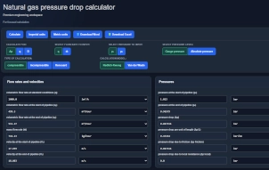 Online pipe flow calculator